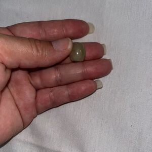 Polished jade like pendant